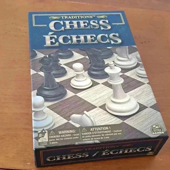 𝅺CHESS ECHECS TRADITIONS SPIN MASTER GAMES - Picture 1 of 8